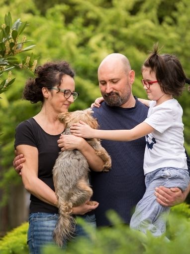 Simon and his parents