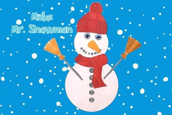 Kids Friendly DIY Mr. Snowman